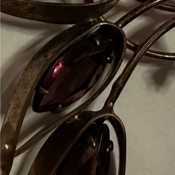 Large 1940s goldfilled brooch - Picture 4 of 7